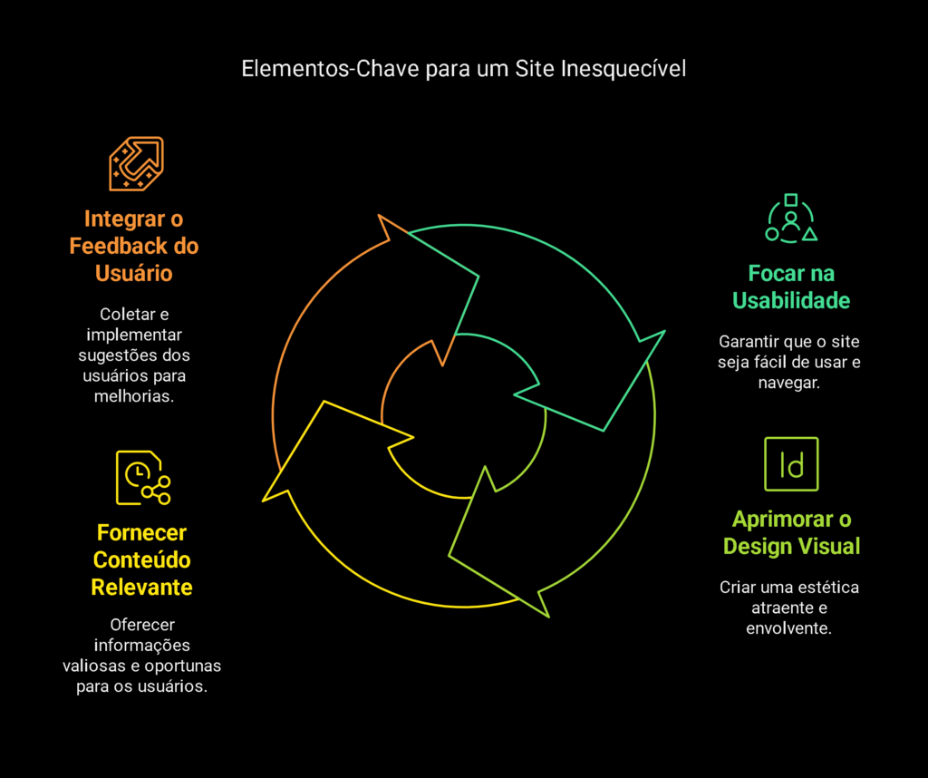 UX Design Entenda os 4 Elementos Chave para um Site Inesquecivel