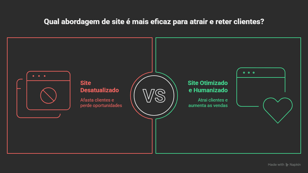 Pare de Perder Clientes Descubra a Urgencia de um Site Otimizado e Humanizado