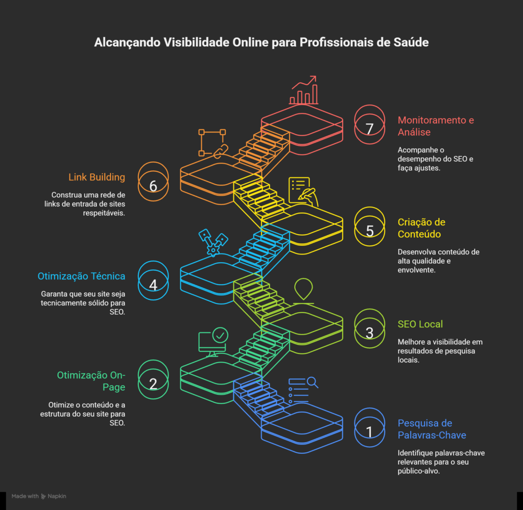 Passo a Passo para Aplicar SEO em um Site de Profissionais de Saude
