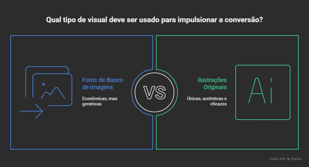 Design que Converte Como Ilustracoes Originais Superam Fotos de Banco de Imagens